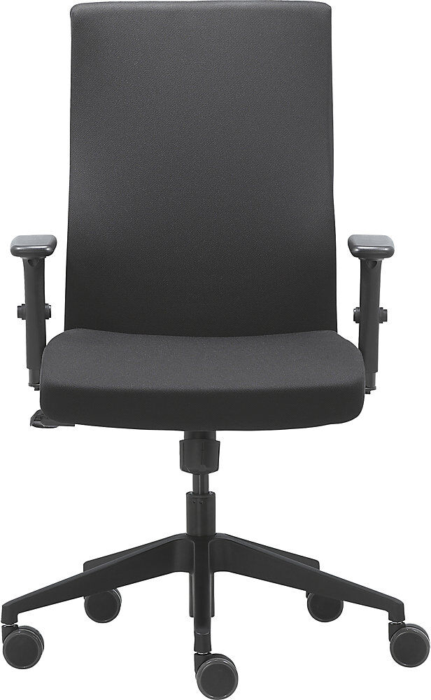 Bürostuhl STRIKE COMFORT, mit verstellbaren Armlehnen, schwarz Dauphin