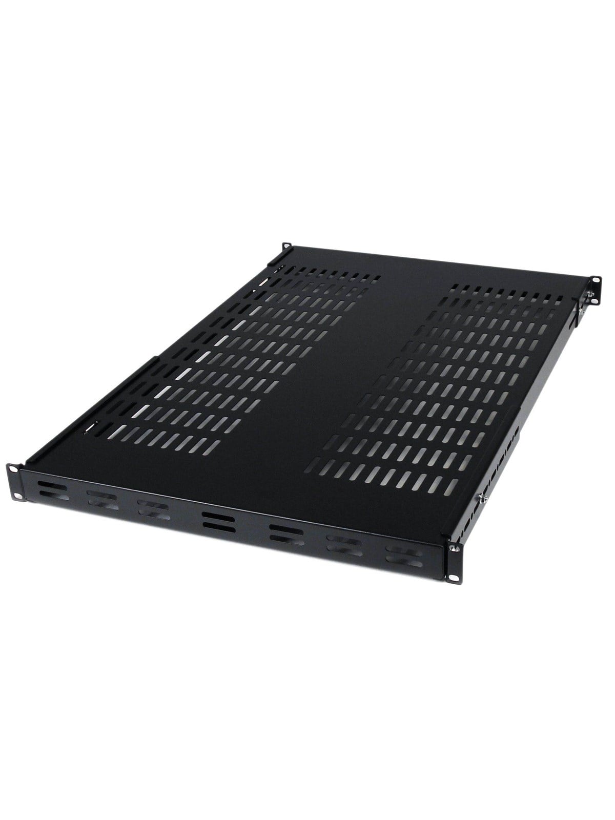 StarTech.com Eistellbarer Depth Fixed Server Rack Gehäuse Regal - Rackregal (belüftet)