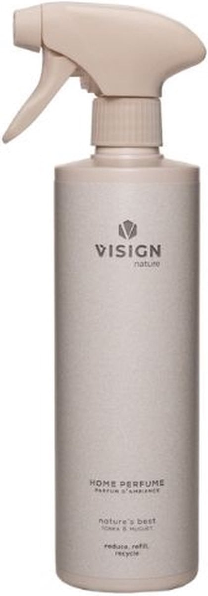 Visign Nature Huisparfum Roomspray - Warme & Bloemige geur - 500 ml