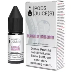 Blaubeere Kaugummi NicSalt Liquid by Pods Juice(s) 10ml / 10mg