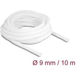 DELOCK Geflechtschlauch selbstschließend 10 m x 9mm weiß