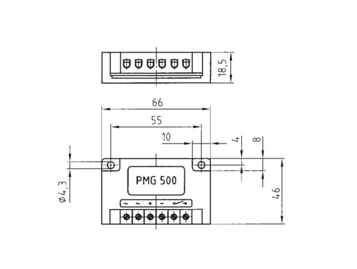 Stabilisateur de tension redresseur pour Precima Pmg 500-S 830199047 215-500 Vac Lr 7692 50/60h Accessoires de stabilisateur de tension