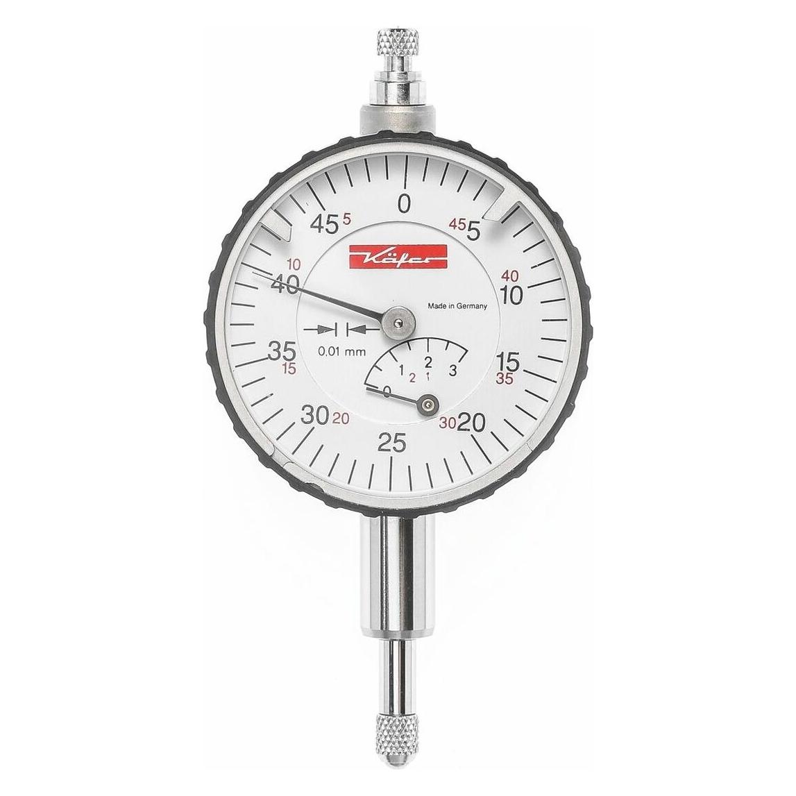 Käfer Kleinmessuhr KM 4T 3 mm Ablesung 0,01 mm ohne Stossschutz (10006)