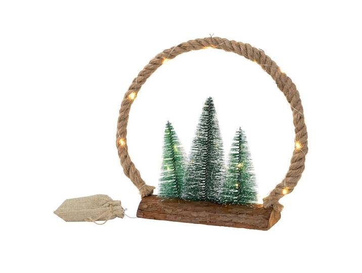 WEIHNACHT Figur Jute Kreis
