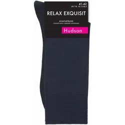 Hudson Relax Exquisit Socke 3er Pack | 43-44 (II) | Black (HU-0005)