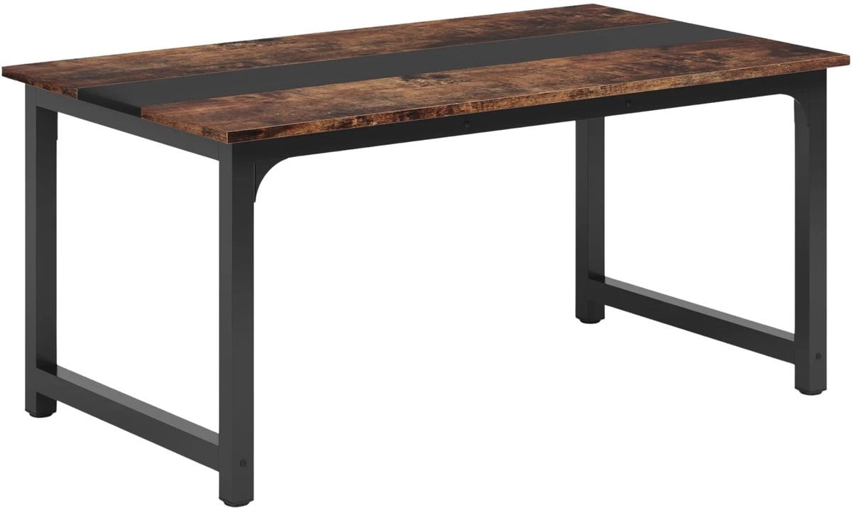 Happiq Eettafel Antwerp Bruin - 160 cm - Rechthoekig