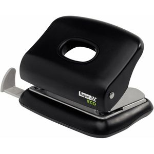 Rapid Locher ECO, 24845300, schwarz, Bürolocher, Stanzleistung ca. 20 Blatt