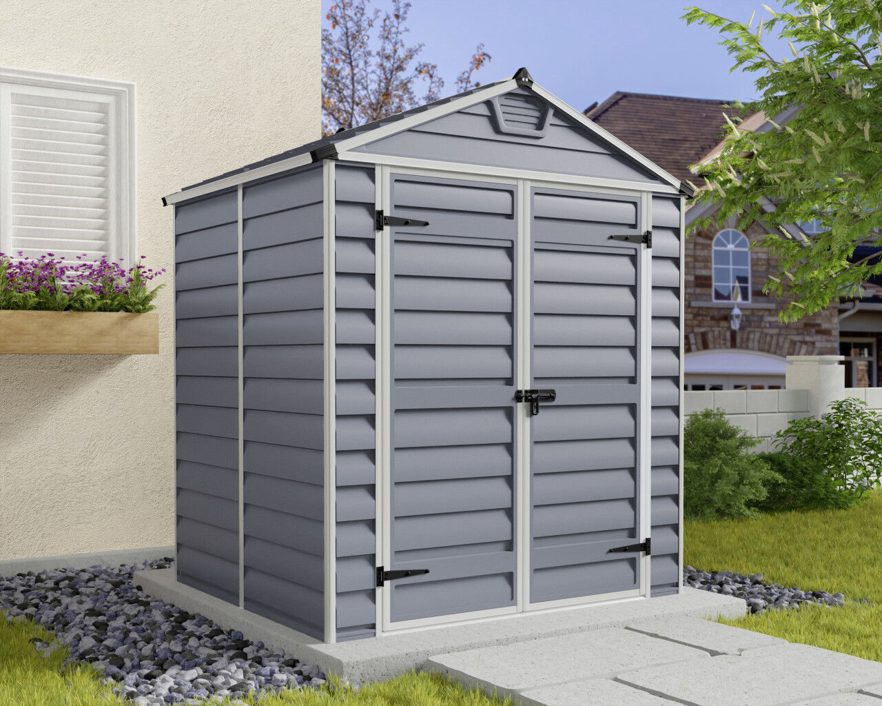 Canopia Gerätehaus Skylight Shed 6x5 175 x 152 x 171 cm