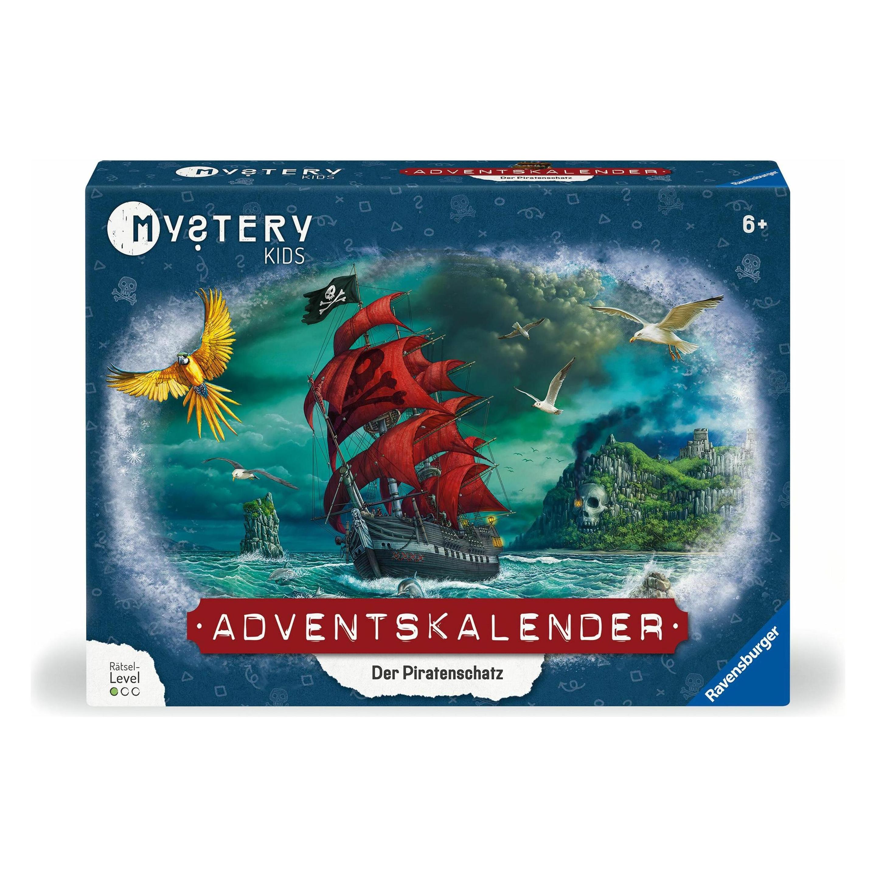 Ravensburger Der Piratenschatz - 24 Rätsel (20186)