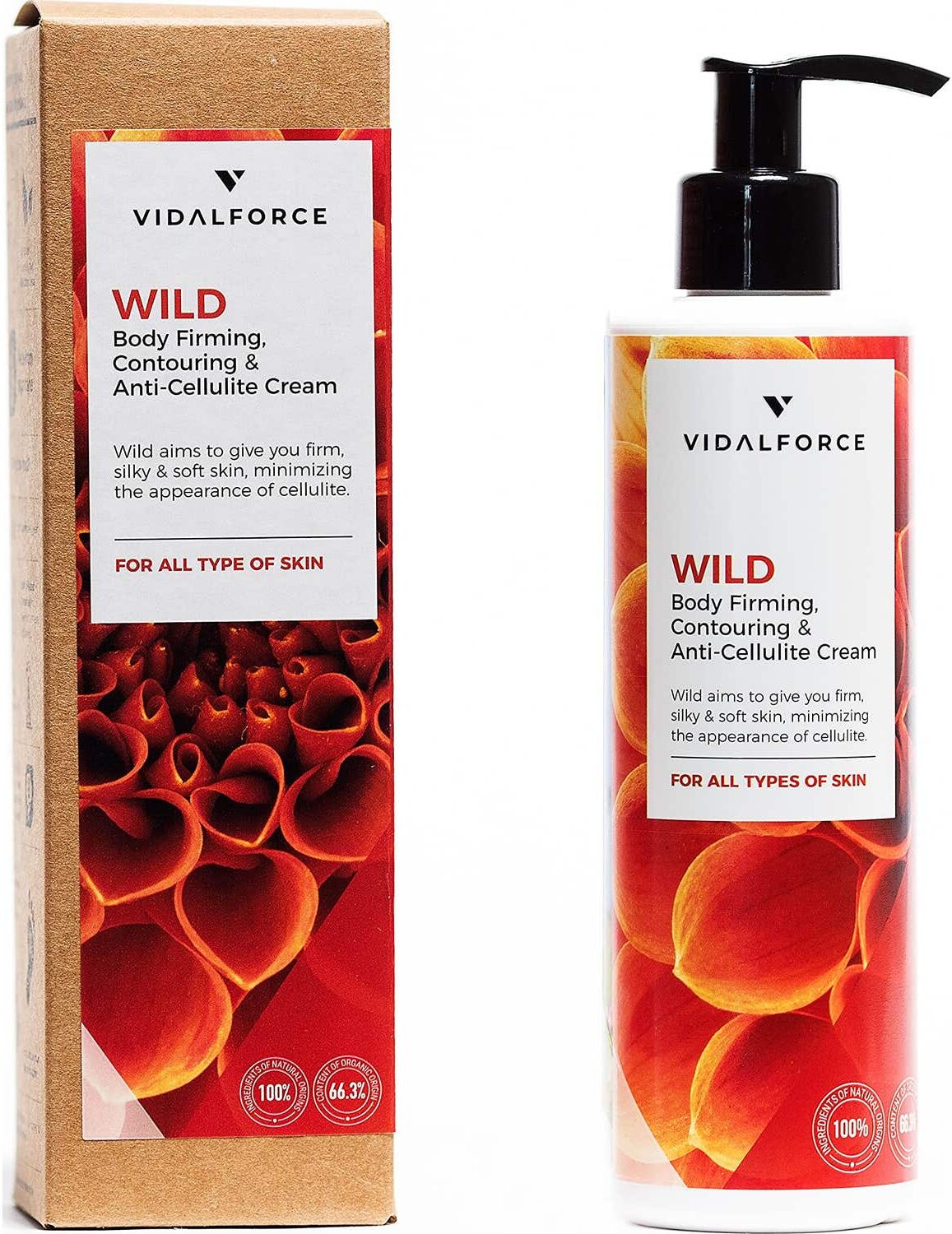 VIDALFORCE Wild Crema Reafirmante Corporal Tonificante 250 ml