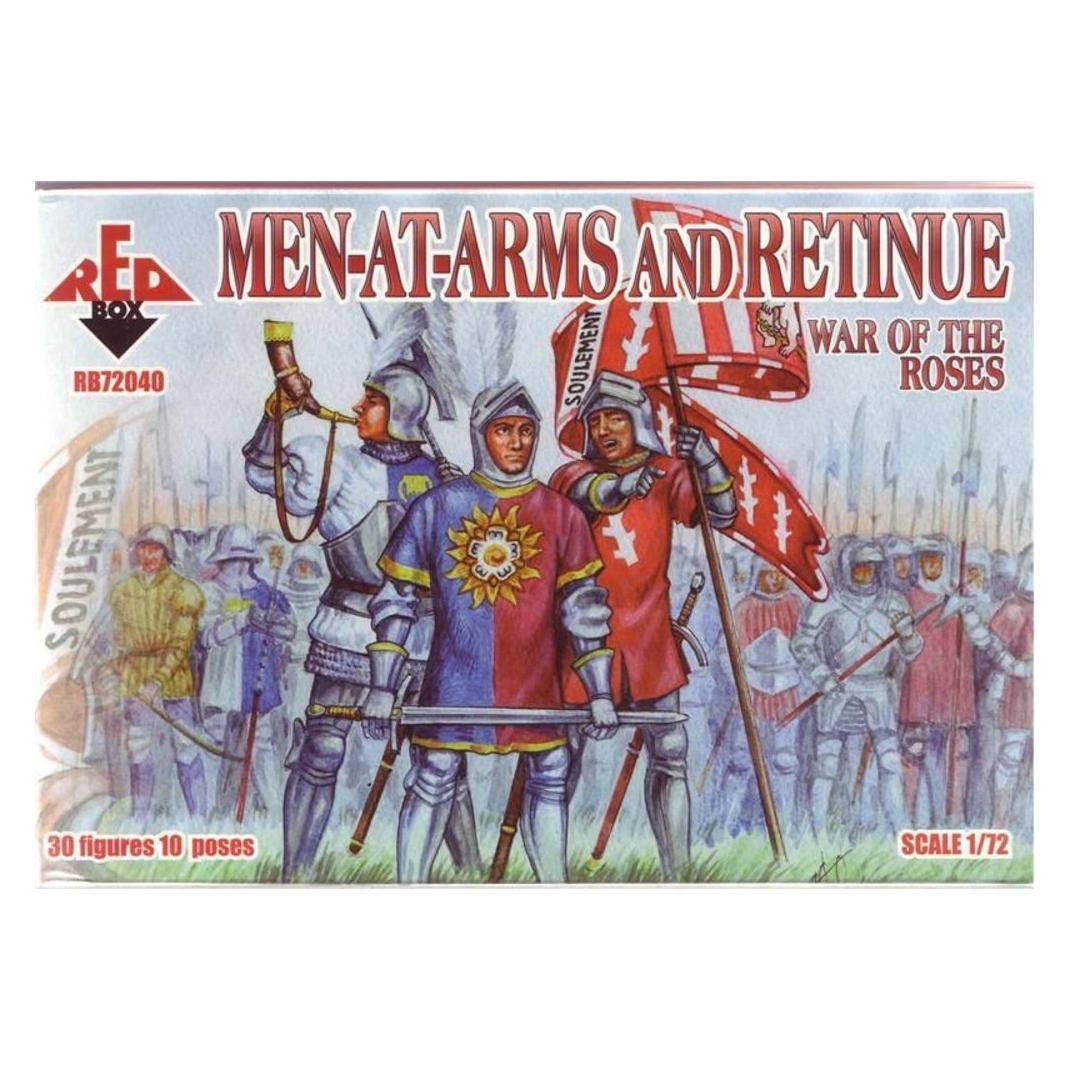 Red Box War of the Roses 1. Men-at-Arms & Retinu (RB72040)