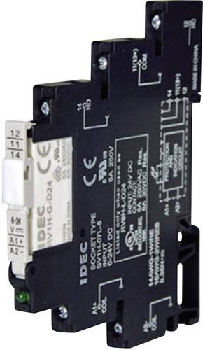Idec RV8H-L-AD24 Relaisbaustein Nennspannung: 24 V/DC, 24 V/AC Schaltstrom (max.): 6A 1 Wechsler 1St.