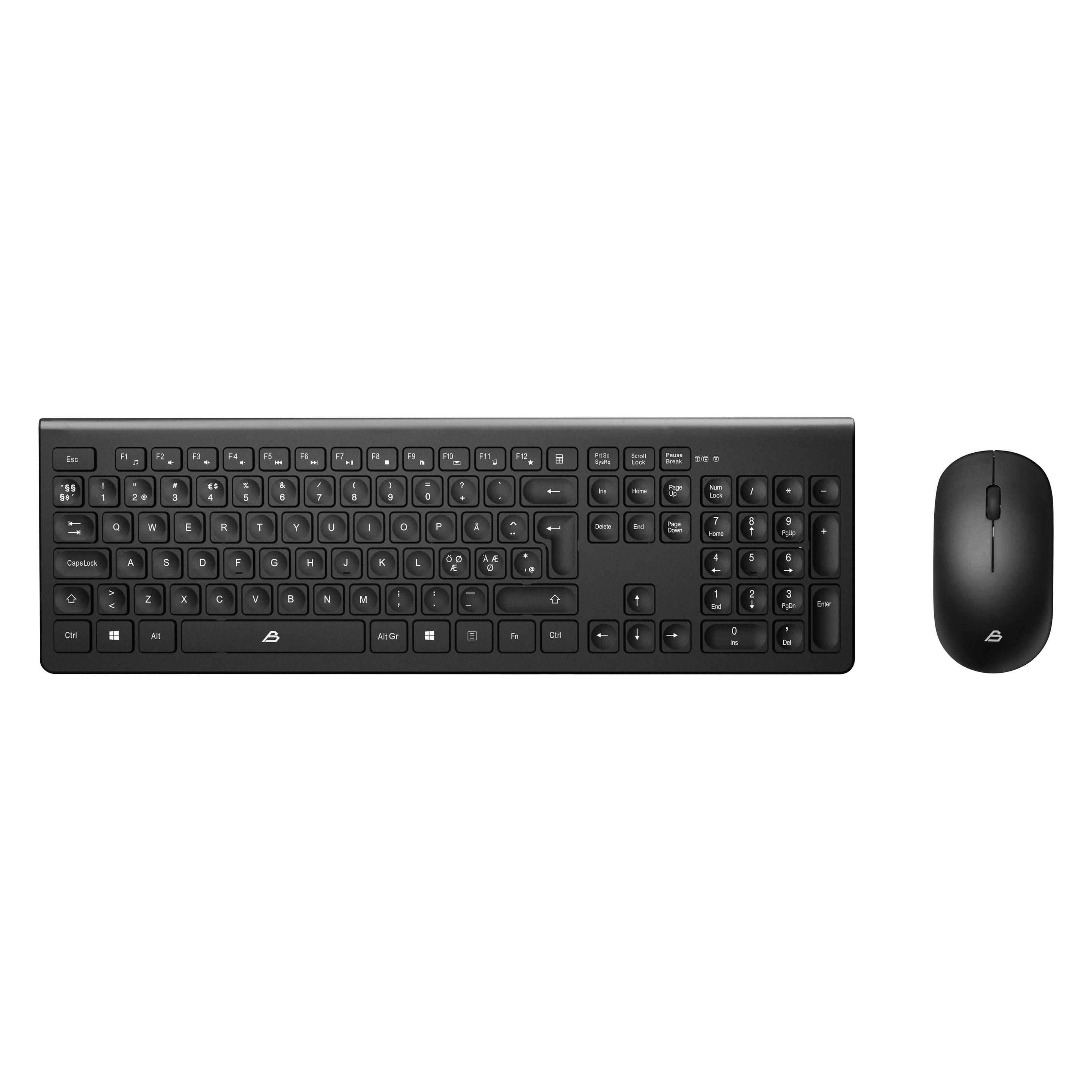 Bluecloud WD100 Wireless keyboard and mouse (Eng. Int., Kabellos) (42907368)