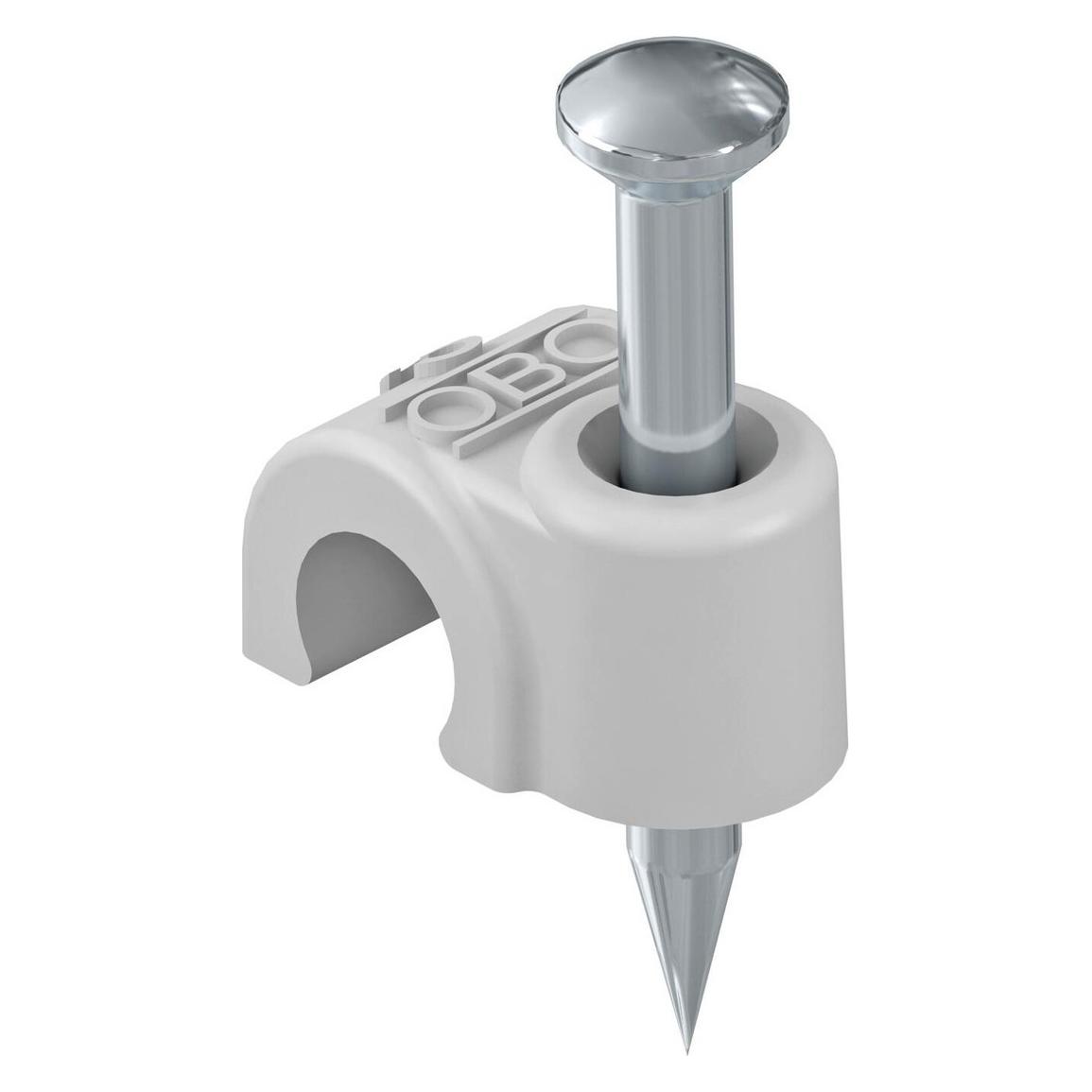 OBO Bettermann OBO 2020/40 gr Nagel-Clip 20mm mit Nagel 40mm (2228408)