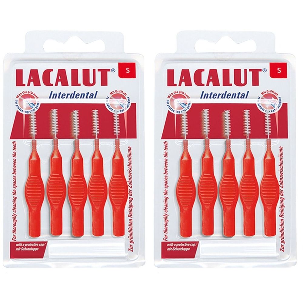 Lacalut Interdental S x2 2x5 St Zahnbürste