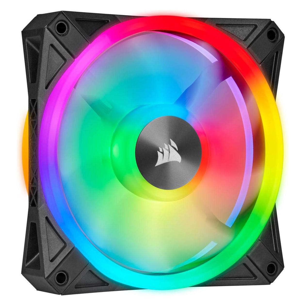 Corsair QL140 case fan RGB Pro LED Fan, Dual Pa (140 mm, 2x) (CO-9050100-WW)