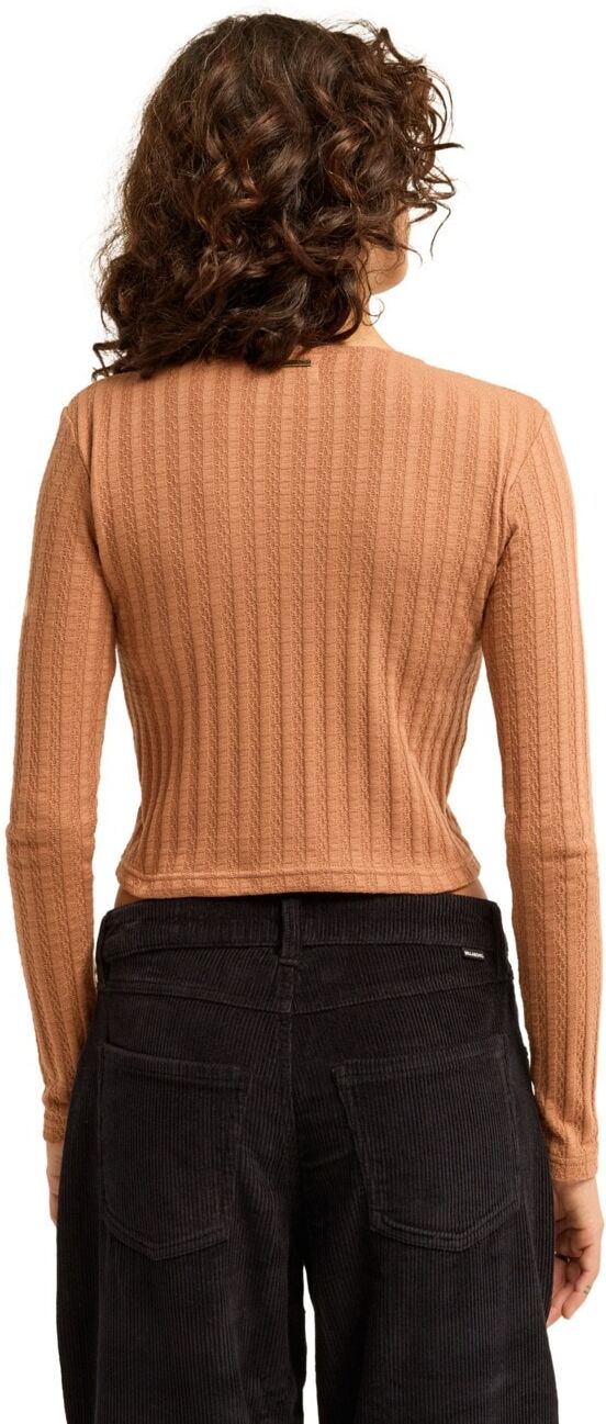 Ripptanktop BILLABONG "Way Out Knit", Damen, Gr. XS, sugar almond, Obermaterial: 63% Polyester, 34% Baumwolle, 3% Elasthan., Tops Ripptanktop