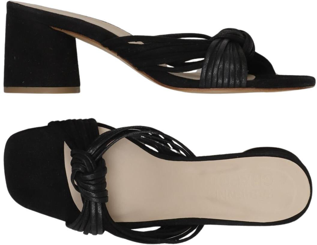 Fabienne Chapot Damen Sandalen, Schwarz, Gr. EU 37, Leder - Second Hand