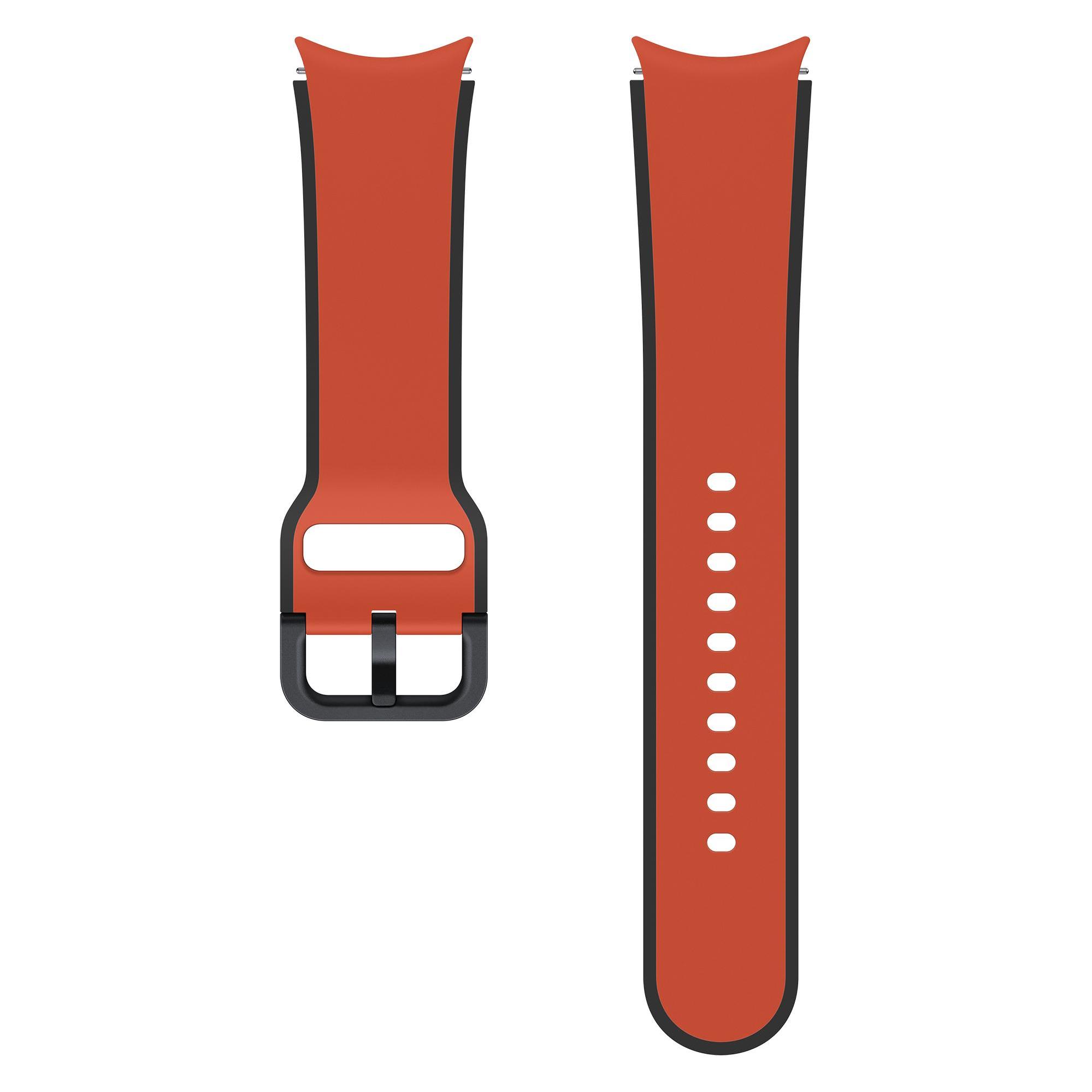 Samsung Sportarmband Two-tone Sport Band Brick Red (20 mm, Fluoroelastomer, Kunststoff, Silicon) (ET-STR91LREGEU)
