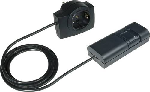 Ehmann 2120c0709 Schnurdimmer Geeignet für Leuchtmittel: LED-Lampe, Energiesparlampe, Halogenlampe, Glühlampe Schwarz