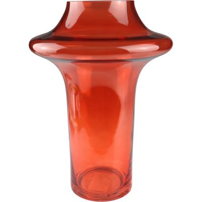 Dekovase AM DESIGN "Lebendige, orangefarbene Glasvase", orange, B:20cm H:29cm, Glas, Vasen, bringt Farbe und Leben in Ihren Raum