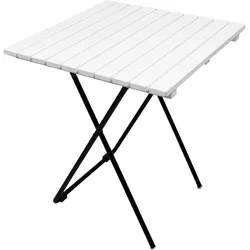 Mojawo Holz/Metall Campingtisch Beistelltisch Klapptisch klappbar 45x45cm