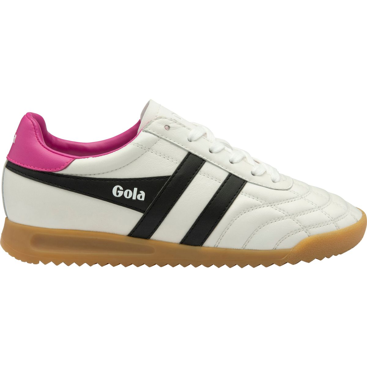 Gola Stadium Sneaker Women white/black/shocking pink (XB) 4 CLB410-XB-4-whiteblackshockingpink