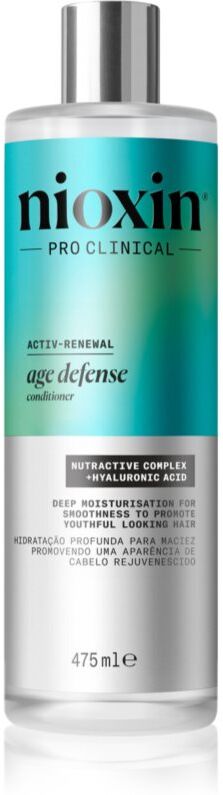 Nioxin Age defense Conditioner après-shampoing hydratant anti-âge pour tous types de cheveux 475 ml