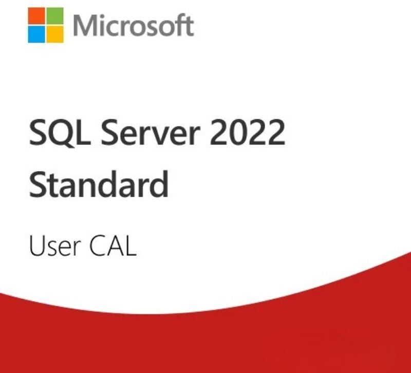 SQL Server 2022 User CAL Licence d'accès Microsoft 2022 USER permettant à un utilisateur désigné nommément d'accéder aux instances SQL