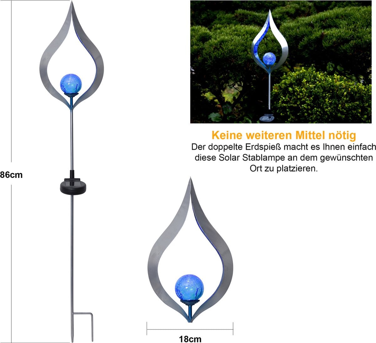 Star Trading 480-65 Decoratieve LED-lichtdecoratie figuur met solar-functie