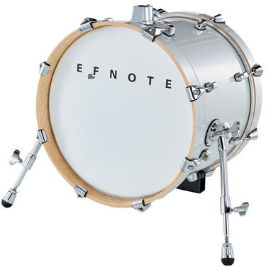 Efnote "EFD-K1612-WS 16"x12" Kick Drum" White Sparkle