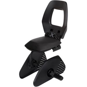 bobike Fahrrad-Kindersitz ONE Junior, 22 - 35 kg Traglast, grau, für Gepäckträgermontage