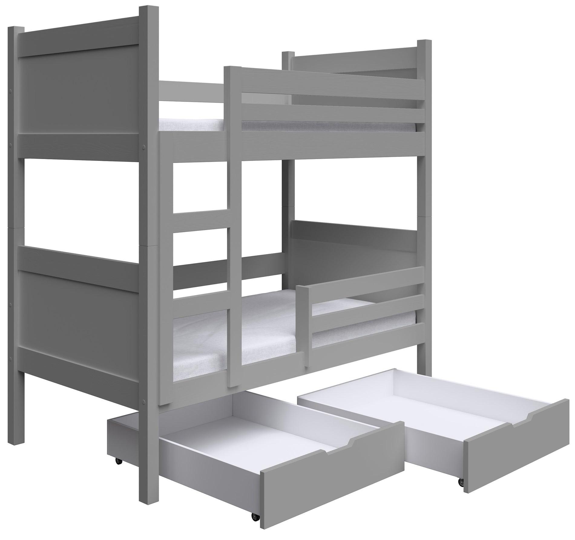 Selsey Frello - Etagenbett, Grau, 80x180 cm