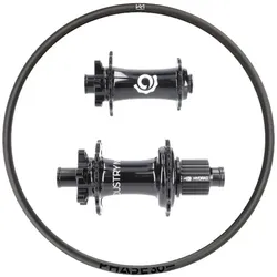 R2BIKE Laufradsatz Mullet 29" + 27,5" TR EN | Industry Nine MTB 6-Loch