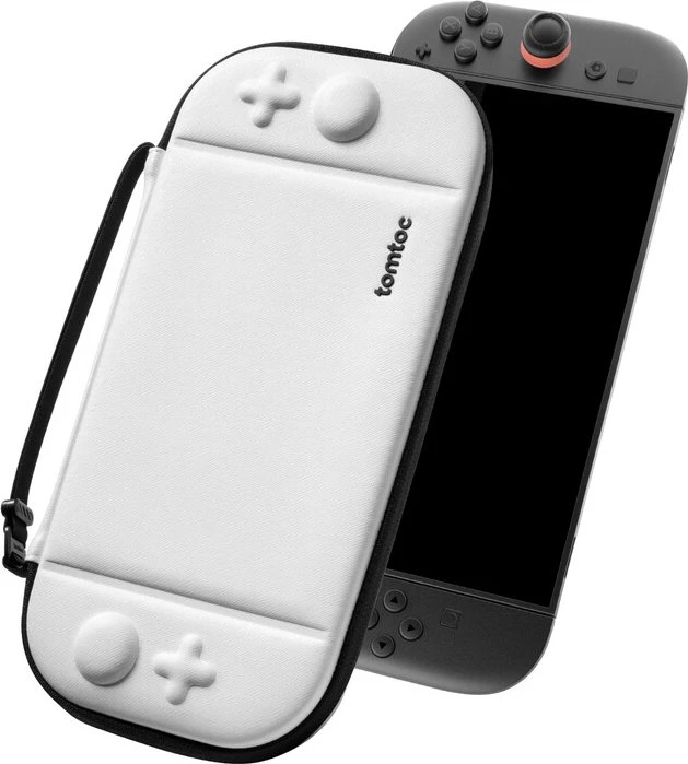 tomtoc Switch 2 Slim Case, weiß