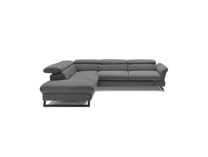 Trendstore Cassandra Ecksofa - Webstoff Campsbay dunkelgrau , Ko