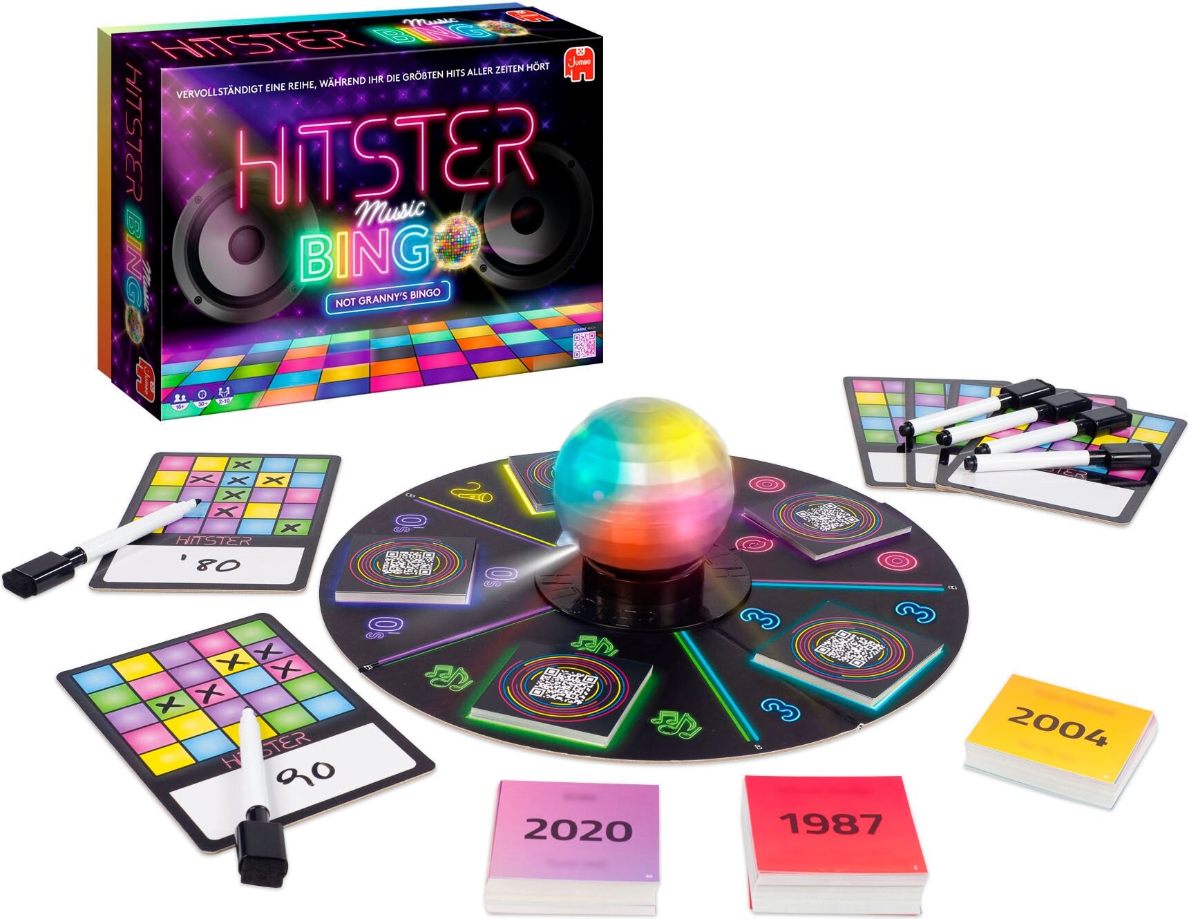Spiel JUMBO "Hitster Musik Bingo", bunt, Spiele, Kinder, Spiel