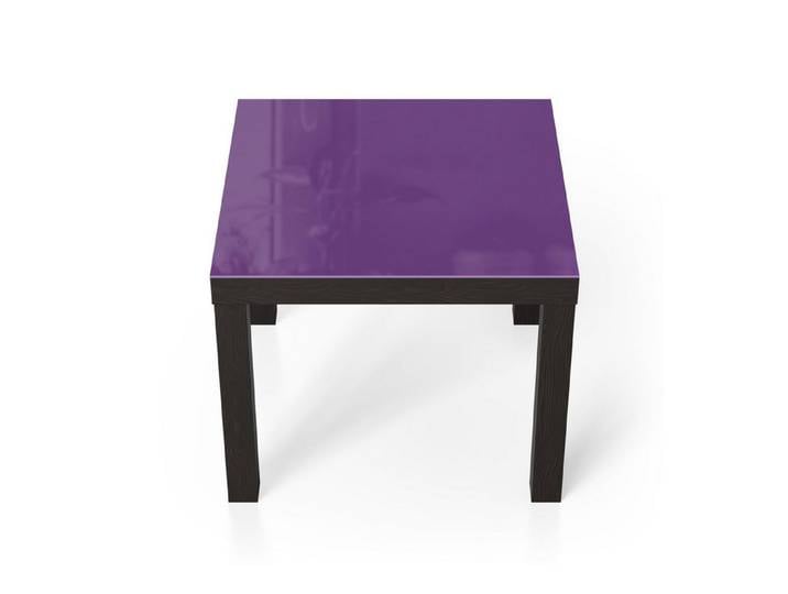 DEQORI Couchtisch 'Unifarben - Violett', Glas Beistelltisch Glastisch modern