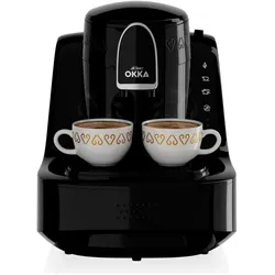 Arzum Okka Elite Modell25, Kaffeebereiter, Schwarz, Silber