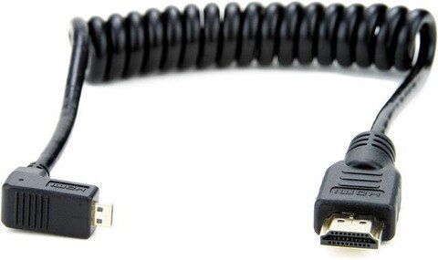 Atomos AtomFLEX HDMI to Mini-HDMI Coiled Cable (16" to 32")