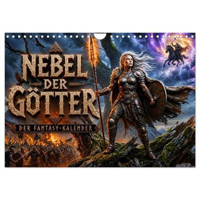 Nebel der Götter - Der Fantasy-Kalender (Wandkalender 2027 DIN A4 quer), CALVENDO Monatskalender
