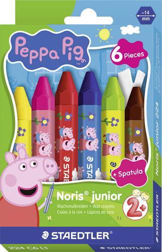 Staedtler Wachsmalkreide Nj Peppa 6st Et