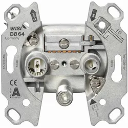 Wisi UNICABLE-Durchgangsdose DB64