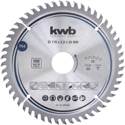 kwb, Sägeblatt, 585468 Kreissägeblatt 170 x 30mm 1St.