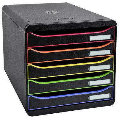 Exacompta Black-Office Big Box Plus 5 Schübe