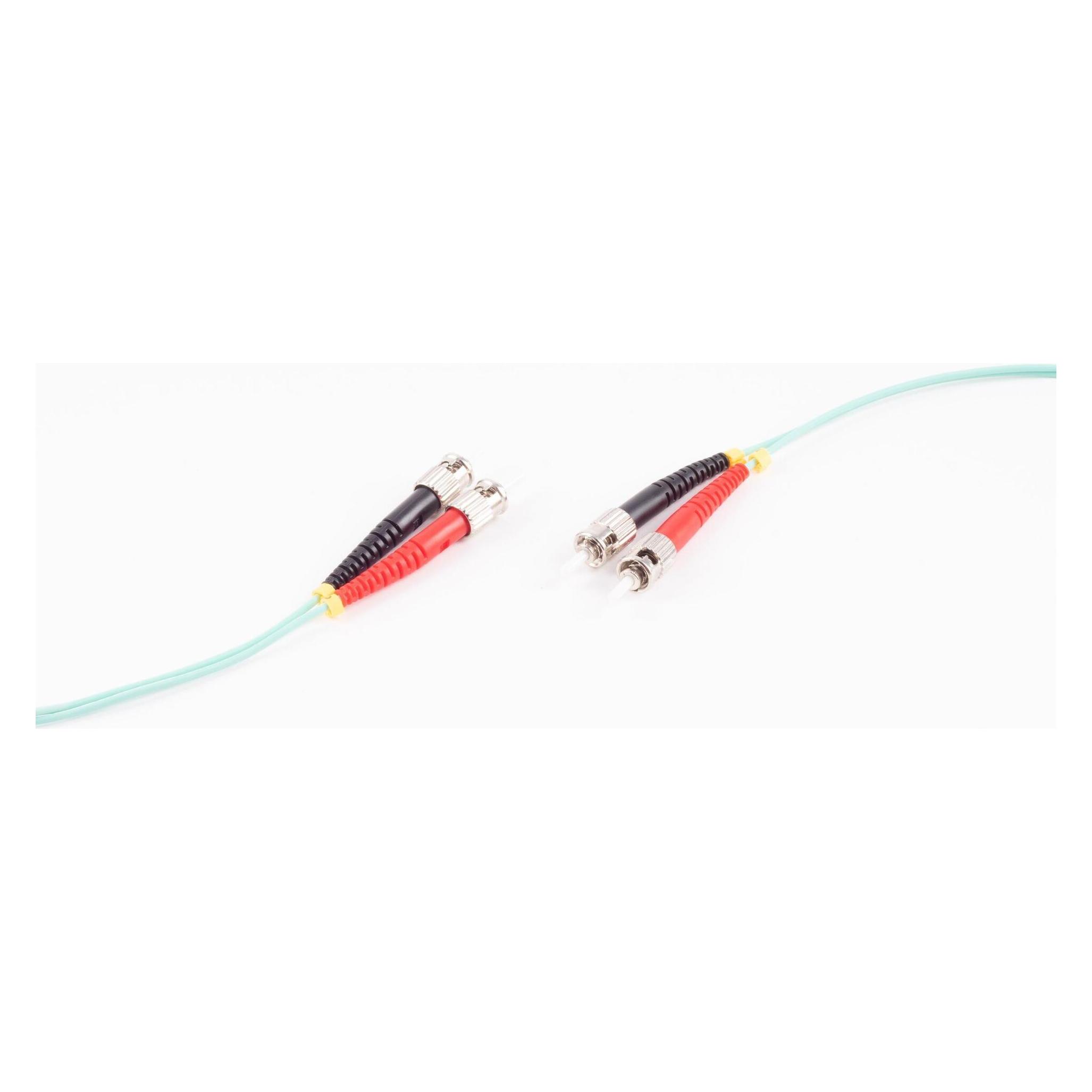 Shiverpeaks -BASIC-S--Duplex Patchkabel ST/ST 50/125µ, OM3, aqua, 1,0m (1 m) (BS77901/3)