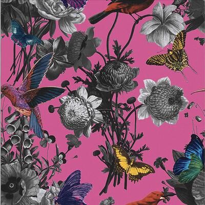 Graham & Brown Jardin Magenta Wallpaper