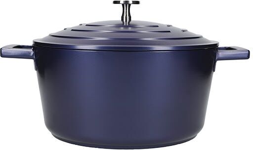 MasterClass Cast Aluminium 4L Casserole Dish Metallic Blue