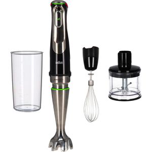 Braun Stabmixer MultiQuick 9, MQ 9135XI, Set, 1200 Watt, 3 Geschwindigkeitsmodi, Edelstahl