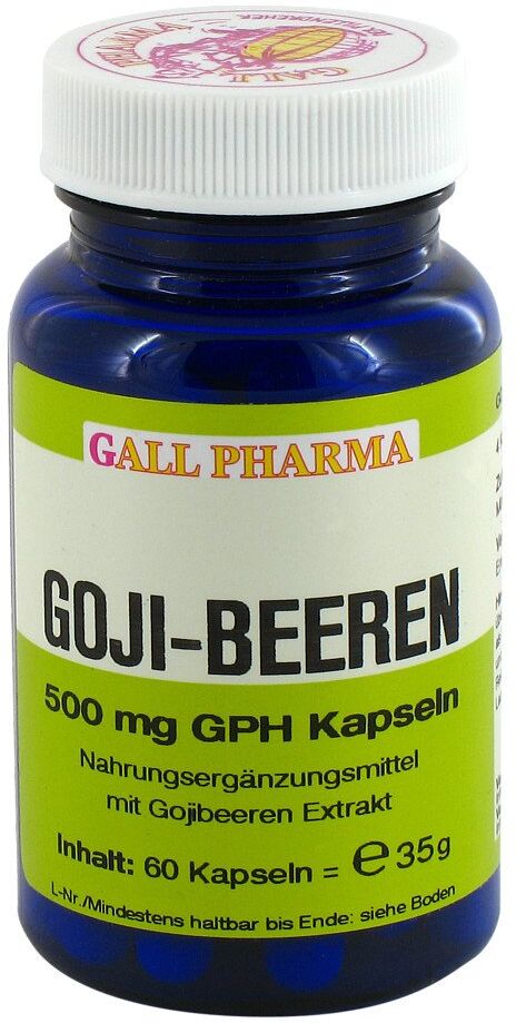 Gall Pharma Goji Beeren 500 mg Gph Kapseln